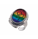Lesbian Pride Ring